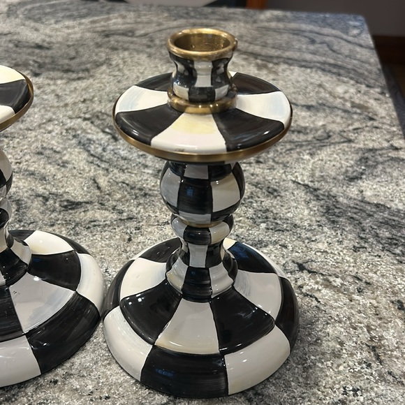 Mackenzie Childs Candlestick Holder - Picture 2 of 3